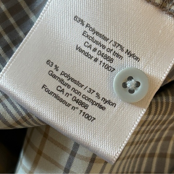 MEC Women's Plaid Shirt Dress - Blue and Tan - Picture 6 of 11